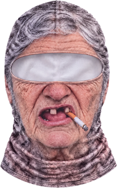 Grandma Dot mask